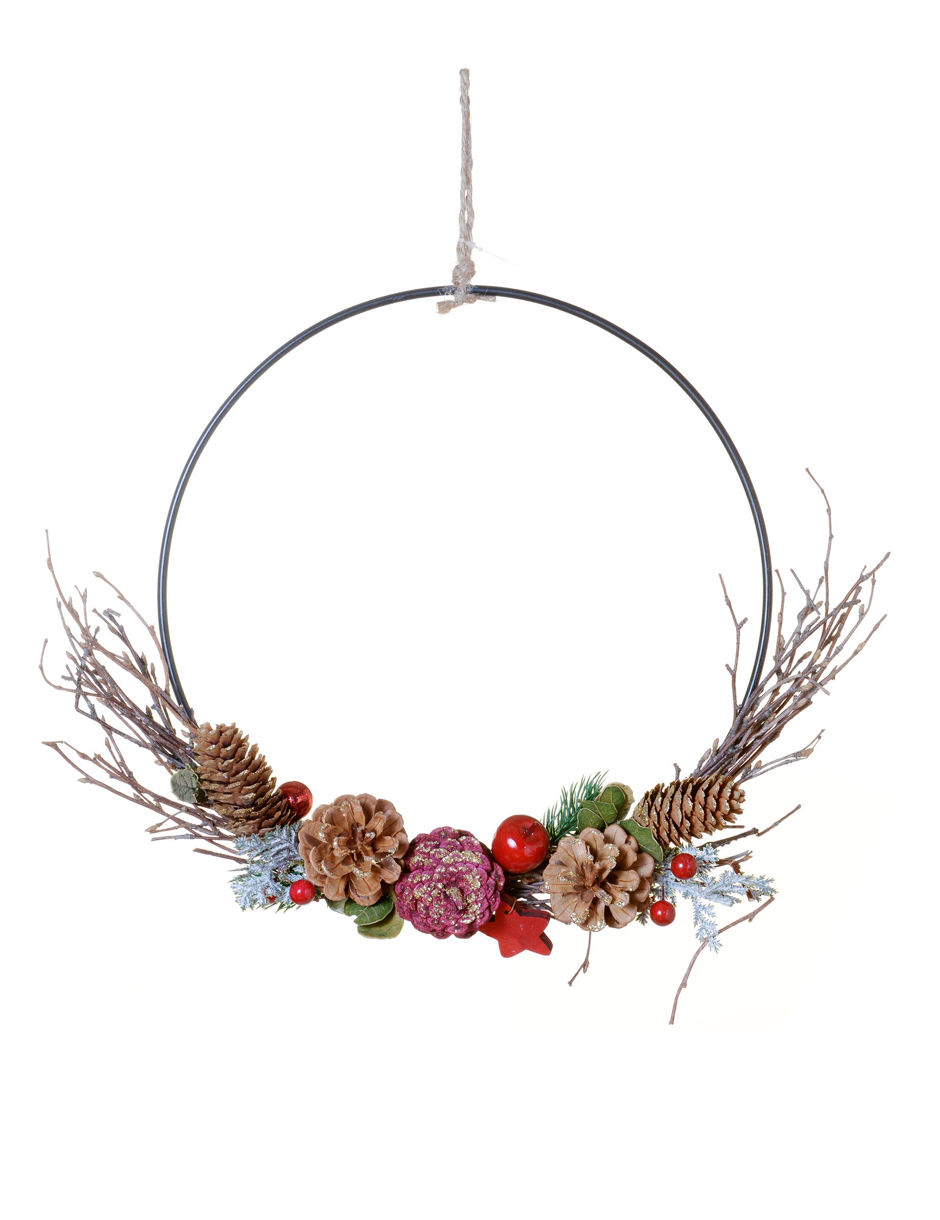 Weihnachten-Türkranz Wald 35 cm von HOGEWONING BV