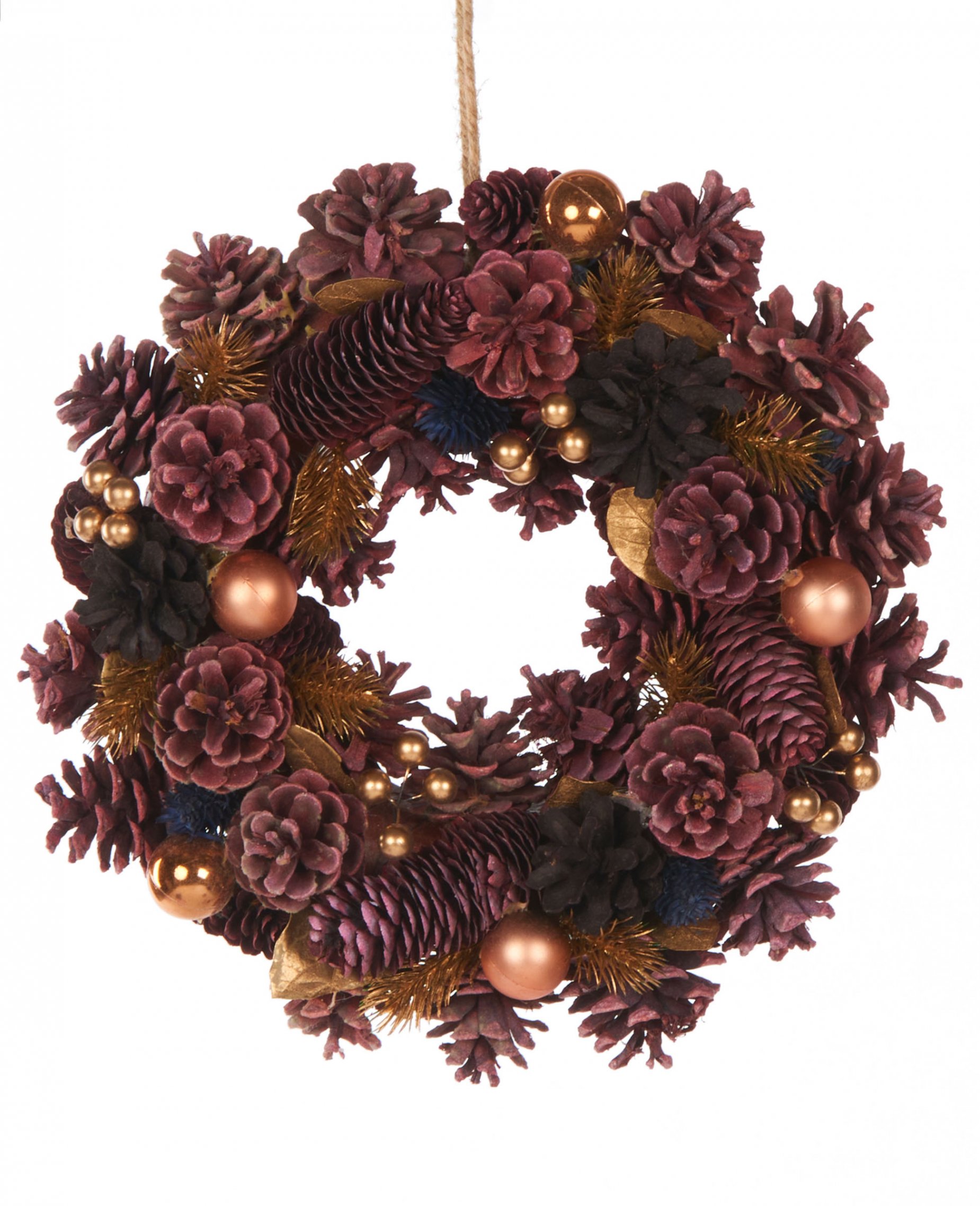 Weihnachten-Türkranz braun-rosa Weihnachten-Türkranz braun-rosa von HOGEWONING BV