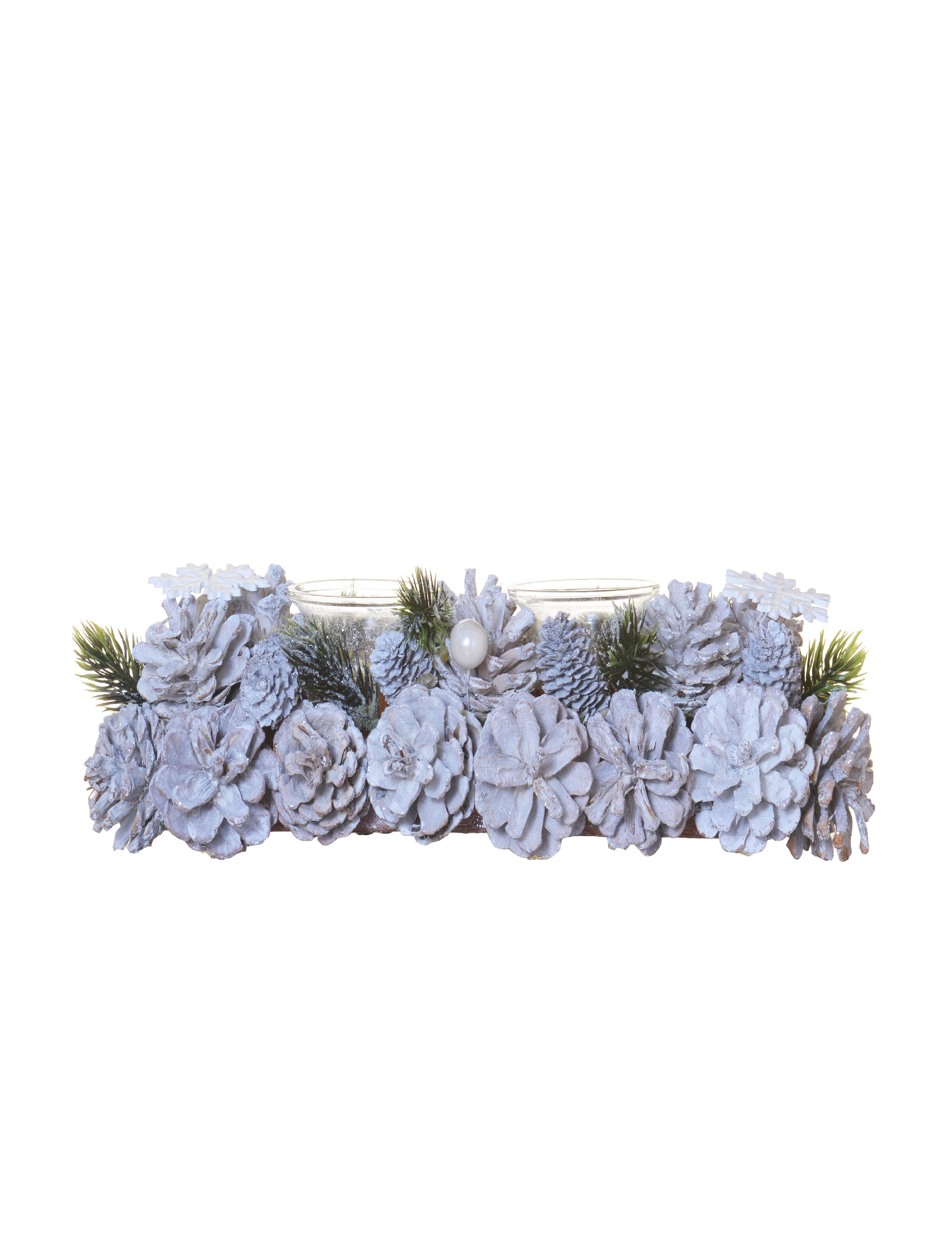 Winter-Tischdeko Teelichthalter Weihnachten 30 cm Winter-Tischdeko Teelichthalter Weihnachten 30 cm von HOGEWONING BV