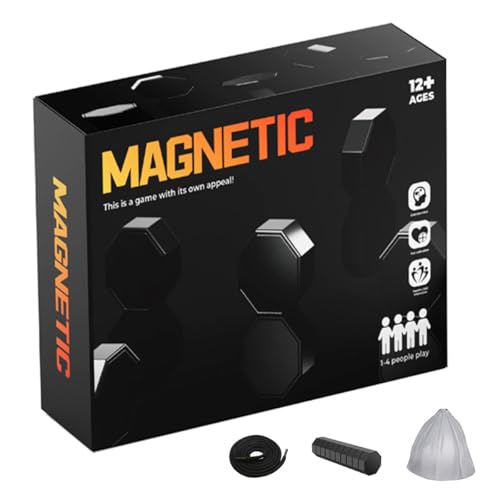 Magnetisches Reiseschachspiel, Mit Aufbewahrungsschnur & Transportbeutel, Strategie-Brettspiel für Familie, Kinder und Erwachsene, Ideal für Reisen, Camping, Party (B) von HOIDOKLY