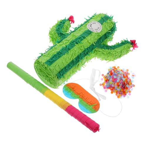 HOLIDYOYO 1 Satz Kaktus Piñata Set für Geburtstagsfeiern Lustige Deko für Hochzeiten und Kinderpartys Widerstandsfähig und Interaktiv Fördert und Koordination mit Zufälliger von HOLIDYOYO