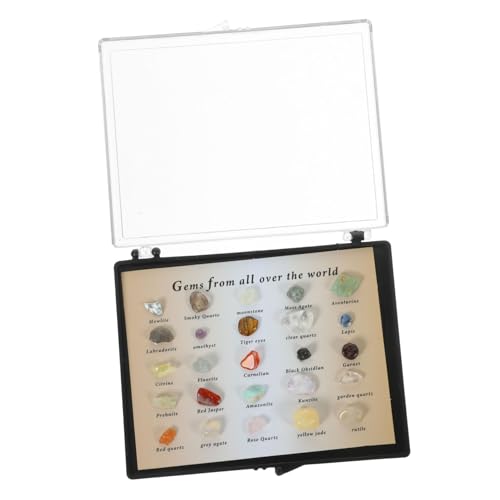 HOLIDYOYO 1 Satz Mineralsteine Dekoration Set Verschiedene Natürliche für Tisch Deko Lehrmaterialien und Sammlerstücke Authentische Mineralien für Zuhause und Büro HOLIDYOYO 1 Satz Mineralsteine Dekoration Set Verschiedene Natürliche für Tisch Deko Lehrmaterialien und Sammlerstücke Authentische Mineralien für Zuhause und Büro von HOLIDYOYO