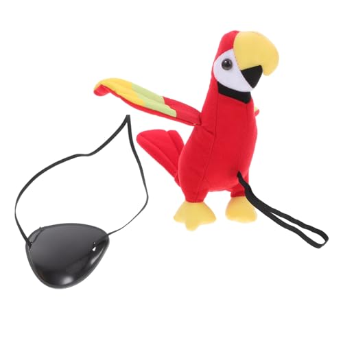 HOLIDYOYO 1 Satz Piratenpapagei Kostüm Piraten-zubehör Papageiendekor Im Freien Piraten-Requisiten Piraten-augenklappen Papagei Stofftier Schulterpapagei Kostümzubehör Plüsch HOLIDYOYO 1 Satz Piratenpapagei Kostüm Piraten-zubehör Papageiendekor Im Freien Piraten-Requisiten Piraten-augenklappen Papagei Stofftier Schulterpapagei Kostümzubehör Plüsch von HOLIDYOYO