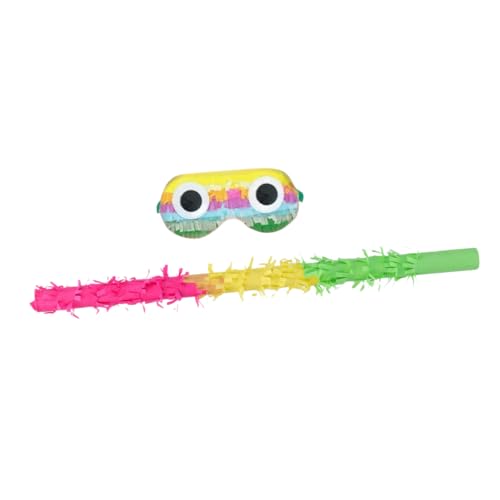 HOLIDYOYO 1 Set Kunststoff Stick Party Dekorationen Pinata Brillen Prop Papier von HOLIDYOYO