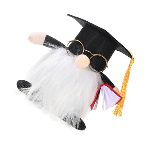 HOLIDYOYO 1 Stück Puppe für die Abschlusssaison Puppendeko Puppenornament Abschluss-Gnom-Puppe bürodeko büro Dekoration Zwergpuppe Klassenzimmerdekoration Stoff Black HOLIDYOYO 1 Stück Puppe für die Abschlusssaison Puppendeko Puppenornament Abschluss-Gnom-Puppe bürodeko büro Dekoration Zwergpuppe Klassenzimmerdekoration Stoff Black von HOLIDYOYO