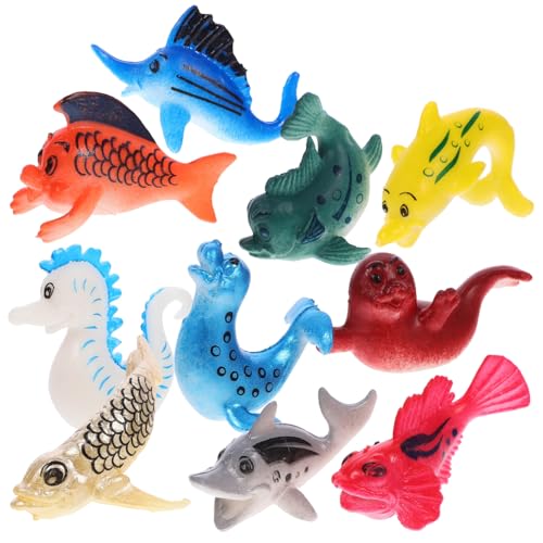 HOLIDYOYO 10 Stück Teiliges Set Tiere Figuren Realistische Ozeanische Meerestiere Modellspielzeug für Pädagogisch zum Lernen und Partydeko Geeignet HOLIDYOYO 10 Stück Teiliges Set Tiere Figuren Realistische Ozeanische Meerestiere Modellspielzeug für Pädagogisch zum Lernen und Partydeko Geeignet von HOLIDYOYO