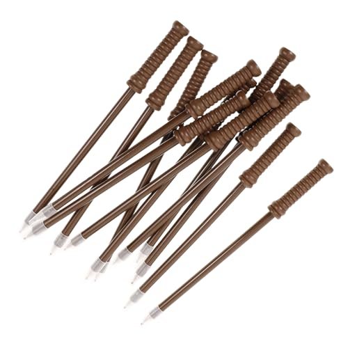 HOLIDYOYO 12 Stück Stifte Für Die Dekoration Halloween-Stift Zauberer Zauberstab Blau Heiraten Zauberer-Party-zubehör Machen Zauberstäbe Masse Stütze Rosa Brown Kiefernholz von HOLIDYOYO