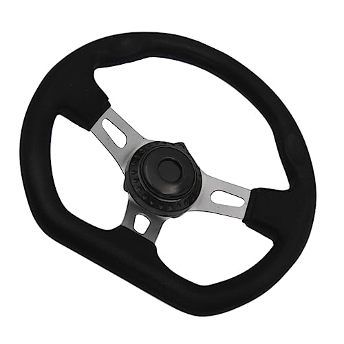 HOLIDYOYO 1Stück Kart PU Modifiziertes Autolenkrad für Go Kart und Racing Cart Ergonomisches Design Installieren Zubehör für Auto Enthusiasten von HOLIDYOYO