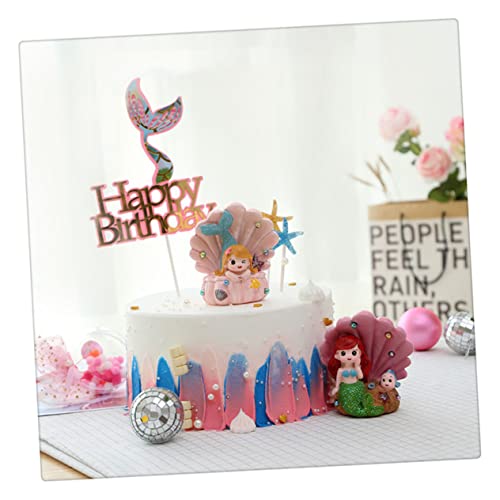HOLIDYOYO 1stück Meerjungfrau Tortenaufsatz Mit Perlen Dekorative Figur Für Geburtstagsfeiern Und Partys Hochwertiger Resin Cake Topper Im Für Kreative Kuchendekoration HOLIDYOYO 1stück Meerjungfrau Tortenaufsatz Mit Perlen Dekorative Figur Für Geburtstagsfeiern Und Partys Hochwertiger Resin Cake Topper Im Für Kreative Kuchendekoration von HOLIDYOYO