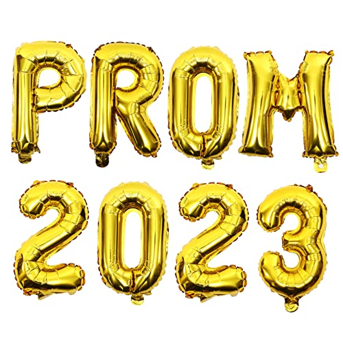 HOLIDYOYO 2 Sätze Prom Folienballons Goldene Graduation Party Dekoration Leichte Abschlussfeier Luftballons Für Klassenzimmer Fenster Wand Party Fotorequisiten von HOLIDYOYO
