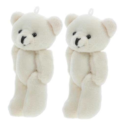 HOLIDYOYO 2 Stück Puppe Bär Puppe Mini-Puppen Kleiner Plüschbär Mini-Abschluss-Stofftier kleines Plüschbärengeschenk Bären-Babyparty-Dekorationen Partygeschenke tragen PP Baumwolle Beige HOLIDYOYO 2 Stück Puppe Bär Puppe Mini-Puppen Kleiner Plüschbär Mini-Abschluss-Stofftier kleines Plüschbärengeschenk Bären-Babyparty-Dekorationen Partygeschenke tragen PP Baumwolle Beige von HOLIDYOYO