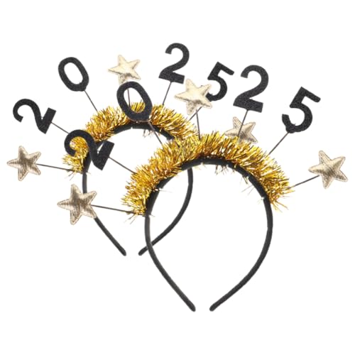 HOLIDYOYO Elegantes Silvester-stirnband 2025 Sterngirlande Massen-neujahrsparty-stirnband Für Frauen Und Mädchen HOLIDYOYO Elegantes Silvester-stirnband 2025 Sterngirlande Massen-neujahrsparty-stirnband Für Frauen Und Mädchen von HOLIDYOYO