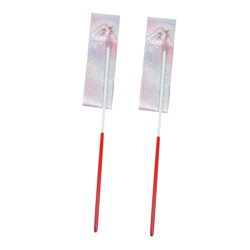 HOLIDYOYO 2 Stück Teiliges Gymnastikband Tanzband aus Lange Leuchtende Farbige Streamer mit Weichem Material für Rhythmische Sportgymnastik und Künstlerisches Tanztraining HOLIDYOYO 2 Stück Teiliges Gymnastikband Tanzband aus Lange Leuchtende Farbige Streamer mit Weichem Material für Rhythmische Sportgymnastik und Künstlerisches Tanztraining von HOLIDYOYO