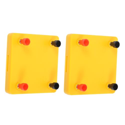 HOLIDYOYO 2 Stück Versuchsausrüstung Für Schaltung Kinderplatine Im Klassenzimmer Leiterplattenspielzeug Lernspielzeug Aus Kunststoff Stromlernspielzeug Mini-Platine Yellow Plastik von HOLIDYOYO