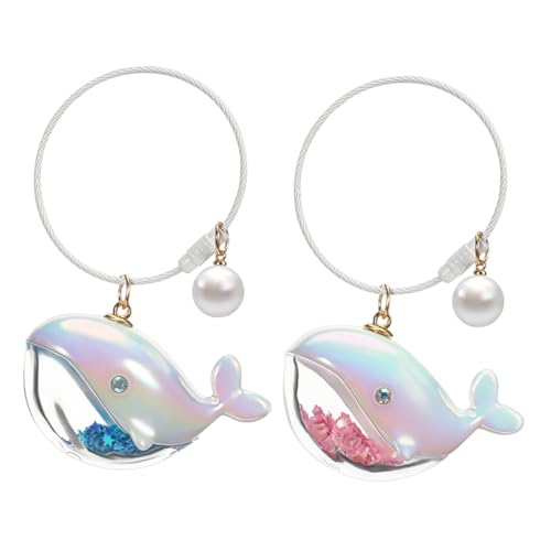 HOLIDYOYO 2 Stück Wal Schlüsselanhänger mit Motiv Leichte Kratzfeste Schlüsselringe in Blau und Rosa Praktische Meeresdekorations Accessoires für Alltag Zufällige Farbe HOLIDYOYO 2 Stück Wal Schlüsselanhänger mit Motiv Leichte Kratzfeste Schlüsselringe in Blau und Rosa Praktische Meeresdekorations Accessoires für Alltag Zufällige Farbe von HOLIDYOYO
