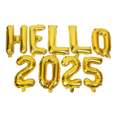 HOLIDYOYO 2025 Goldfolien-Zahlenballons Hallo 2025 Ballon Große Riesige Jumbo-Goldballons Für 2025 Silvester Festival Partyzubehör Abschlussdekoration 40 Cm HOLIDYOYO 2025 Goldfolien-Zahlenballons Hallo 2025 Ballon Große Riesige Jumbo-Goldballons Für 2025 Silvester Festival Partyzubehör Abschlussdekoration 40 Cm von HOLIDYOYO
