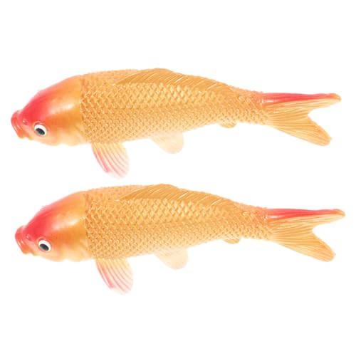 HOLIDYOYO 2pcs Simulierte Koi -fischmodell PVC Fisch Ornamente Compact Fish Decor Realistic Fish Model Unterwasser Künstliche Koi -Fische Dekore HOLIDYOYO 2pcs Simulierte Koi -fischmodell PVC Fisch Ornamente Compact Fish Decor Realistic Fish Model Unterwasser Künstliche Koi -Fische Dekore von HOLIDYOYO
