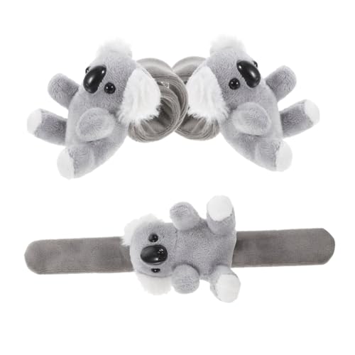 HOLIDYOYO Tier-schlagarmbänder-Set Plüsch-armbänder Für Jungen Und Mädchen Lustiges Geburtstagsparty-zubehör 3-teilig Gemischte Designs von HOLIDYOYO