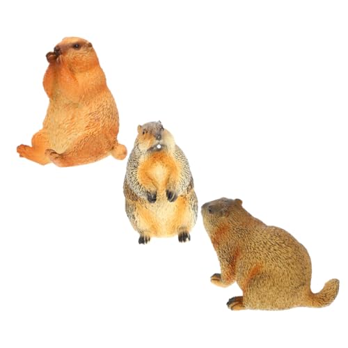 HOLIDYOYO 3 Stück Simulierte Wildtiere Simulation Murmeltier Verzierung Simulation Murmeltier Figuren Simulation Tierfiguren Murmeltier Tierfiguren Wildtier Tierfigur Spielzeug Kunststoff HOLIDYOYO 3 Stück Simulierte Wildtiere Simulation Murmeltier Verzierung Simulation Murmeltier Figuren Simulation Tierfiguren Murmeltier Tierfiguren Wildtier Tierfigur Spielzeug Kunststoff von HOLIDYOYO