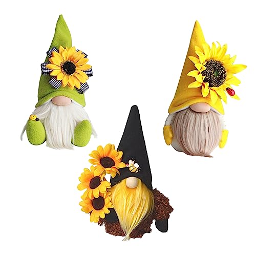 HOLIDYOYO 3 Stück Sonnenblumenpuppe Party Dekorative Puppe Kindergeschenkpuppe Tischpuppe Tischzwergpuppe Puppenspielzeug Puppenornament Gnom-Puppe Gnomenpuppe Vorhanden Stoff HOLIDYOYO 3 Stück Sonnenblumenpuppe Party Dekorative Puppe Kindergeschenkpuppe Tischpuppe Tischzwergpuppe Puppenspielzeug Puppenornament Gnom-Puppe Gnomenpuppe Vorhanden Stoff von HOLIDYOYO