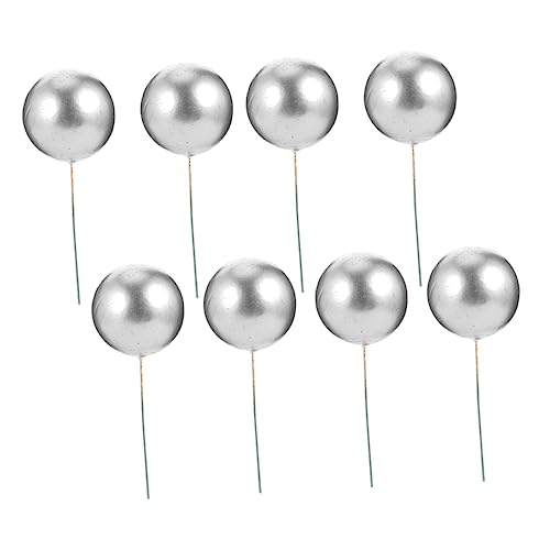 HOLIDYOYO 36 Stück Schaumkugel Ornament Kuchendekorationen Aus Gold Kugeln Kuchendekoration Cupcake-bällchen-picks Silberkuchendekorationen Partykuchendekorationen Und Silver HOLIDYOYO 36 Stück Schaumkugel Ornament Kuchendekorationen Aus Gold Kugeln Kuchendekoration Cupcake-bällchen-picks Silberkuchendekorationen Partykuchendekorationen Und Silver von HOLIDYOYO