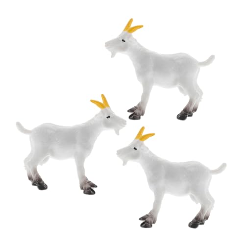 HOLIDYOYO 3stücke Teiliges Ziegenfiguren Aus Realistische Weiße Ziegen Und Lamm-Modelle Für DIY-Bauernhof-szenen Und Kreative Bastelprojekte HOLIDYOYO 3stücke Teiliges Ziegenfiguren Aus Realistische Weiße Ziegen Und Lamm-Modelle Für DIY-Bauernhof-szenen Und Kreative Bastelprojekte von HOLIDYOYO