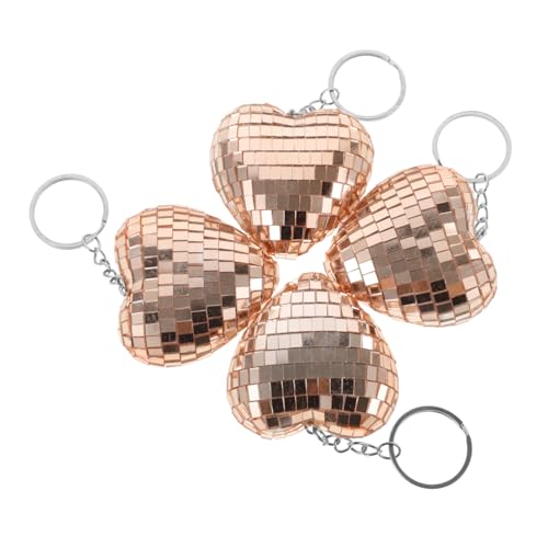 HOLIDYOYO 4 Stück Schlüsselanhänger Kleine Discokugeln Dekoration Disco-kugel-ornamente Discokugel-dekorationen Ketten Form Disco -schlüsselbund Hängend Disco-kugeln- Ball Eisen Golden HOLIDYOYO 4 Stück Schlüsselanhänger Kleine Discokugeln Dekoration Disco-kugel-ornamente Discokugel-dekorationen Ketten Form Disco -schlüsselbund Hängend Disco-kugeln- Ball Eisen Golden von HOLIDYOYO