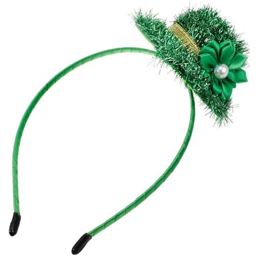 HOLIDYOYO 4 Stück St. Patricks Day Stirnband-clips Satin-haarband Festival-kopfschmuck Dekorative Kopfbedeckung Für Frauen von HOLIDYOYO