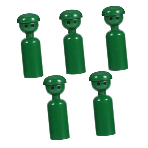 HOLIDYOYO 5 Stück Holz-steckpuppen, Cartoon-mini-Figuren Aus Holz, Familie, Menschen Mit Hüten Für Kinder, Klassenzimmer, Kindergarten, Partyzubehör HOLIDYOYO 5 Stück Holz-steckpuppen, Cartoon-mini-Figuren Aus Holz, Familie, Menschen Mit Hüten Für Kinder, Klassenzimmer, Kindergarten, Partyzubehör von HOLIDYOYO