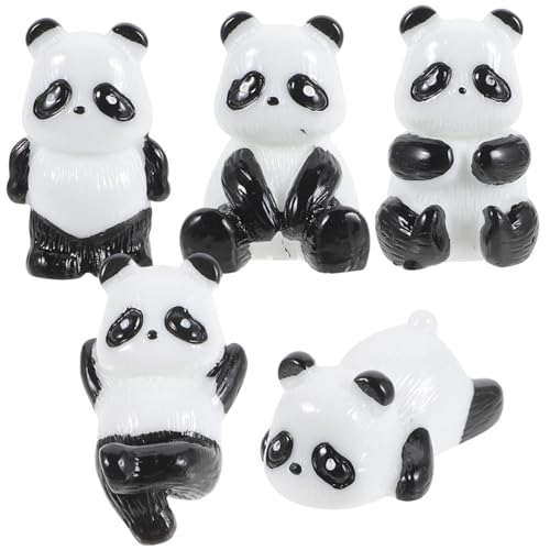 HOLIDYOYO 5 Stücke Miniatur Harz Pandas Panda Figuren Für Decor Einzigartige Party Dekorationen HOLIDYOYO 5 Stücke Miniatur Harz Pandas Panda Figuren Für Decor Einzigartige Party Dekorationen von HOLIDYOYO
