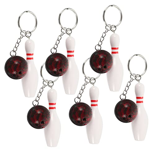 HOLIDYOYO 6 Stück Bowling-Schlüsselanhänger Schlüsselstift Lüfter Tür Jumbo Mini-Bowlingkugel und Pin-Schlüsselanhänger Bowling Schlüsselanhänger Bowling- PVC rot HOLIDYOYO 6 Stück Bowling-Schlüsselanhänger Schlüsselstift Lüfter Tür Jumbo Mini-Bowlingkugel und Pin-Schlüsselanhänger Bowling Schlüsselanhänger Bowling- PVC rot von HOLIDYOYO