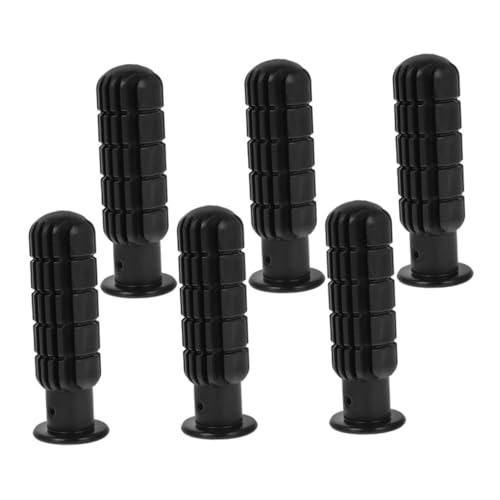HOLIDYOYO 6 Stück Tischfußballgriffe Teiliges Kunststoffgriffe Ergonomisch für Tischfußballtische Ersatzteile für Tischfußballzubehör Komfortabler Halt für und Bürospiele von HOLIDYOYO