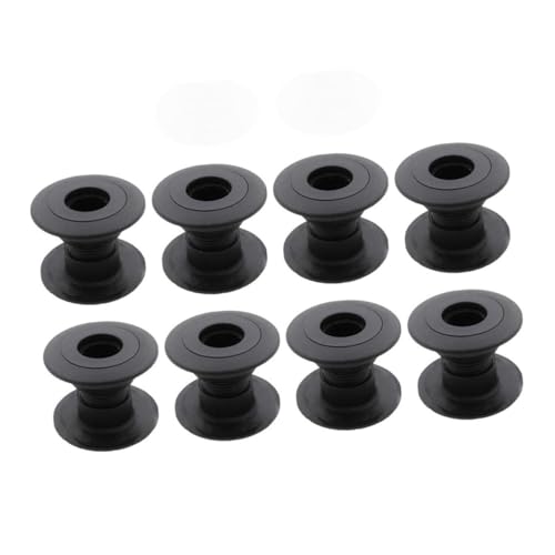 HOLIDYOYO 8 Stück Teiliges Tischfußball Kunststofflager Buchsen für Kickerstangen Gewindefreie Montage Harte Stoßdämpfer Kompatibel mit Standard Foosball Rods Glatte Oberfläche Langlebiges von HOLIDYOYO