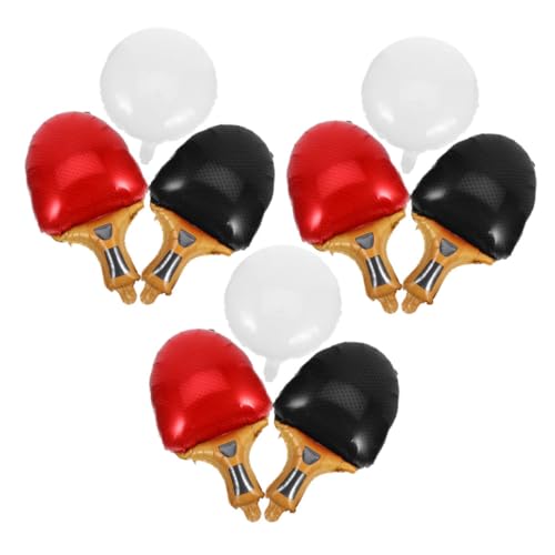 HOLIDYOYO 9 Stück Teiliges Tischtennis Folienballons Sportliche Partydekoration Wiederverwendbar Leicht Aufblasbar für Sportthemen Geburtstagsfeiern Indoor Outdoor Events HOLIDYOYO 9 Stück Teiliges Tischtennis Folienballons Sportliche Partydekoration Wiederverwendbar Leicht Aufblasbar für Sportthemen Geburtstagsfeiern Indoor Outdoor Events von HOLIDYOYO