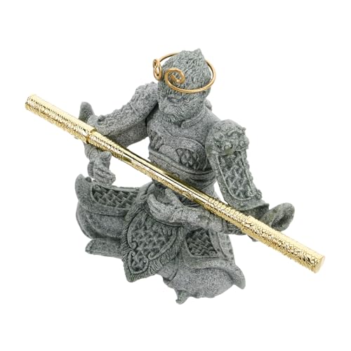 HOLIDYOYO Chinesische Statue Sandstein Aquatische Fisch Tank Ornament Meditation Figur Home Decor HOLIDYOYO Chinesische Statue Sandstein Aquatische Fisch Tank Ornament Meditation Figur Home Decor von HOLIDYOYO