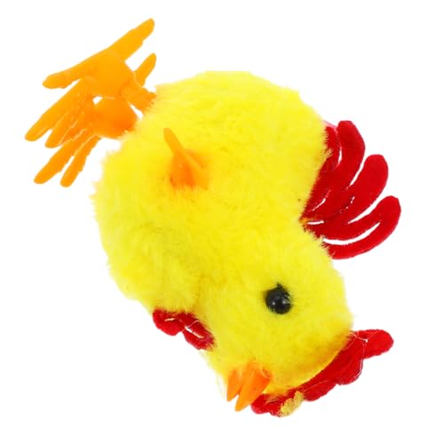 HOLIDYOYO Plüsch Aufziehbares Springhuhn Hundespielzeug Huhn Küken Partyspielzeug Für Jungen Und Mädchen von HOLIDYOYO