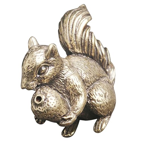HOLIDYOYO Eichhörnchen-Figur Aus Messing Im Vintage-Stil Miniatur-dekorationsstatue Eichhörnchen-Ornament für Den Schreibtisch Eichel-Schreibtisch-Kunst- für Zuhause HOLIDYOYO Eichhörnchen-Figur Aus Messing Im Vintage-Stil Miniatur-dekorationsstatue Eichhörnchen-Ornament für Den Schreibtisch Eichel-Schreibtisch-Kunst- für Zuhause von HOLIDYOYO