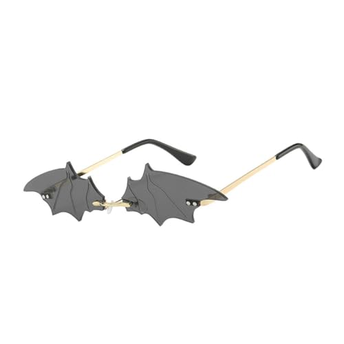 HOLIDYOYO Halloween Party Fledermaus Sonnenbrille Unisex Bat Shape Brille Leichtes Design für Festival und Alltag Karneval Deko Zubehör von HOLIDYOYO