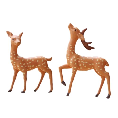 HOLIDYOYO Hirschmodell Tierornament Hirschstatue Für Garten- Und Innendekoration HOLIDYOYO Hirschmodell Tierornament Hirschstatue Für Garten- Und Innendekoration von HOLIDYOYO
