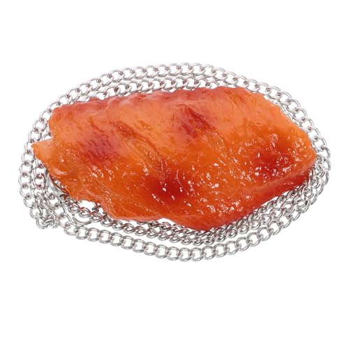 HOLIDYOYO Hühnerflügel-Halskette Anhänger Simulation Kostüm Hühnerschaukel gebratenes Huhn modeschmuck lustige accessoires Mode Schmuck Halskette mit gebratenem Huhn Hühnerhalskette Metall HOLIDYOYO Hühnerflügel-Halskette Anhänger Simulation Kostüm Hühnerschaukel gebratenes Huhn modeschmuck lustige accessoires Mode Schmuck Halskette mit gebratenem Huhn Hühnerhalskette Metall von HOLIDYOYO