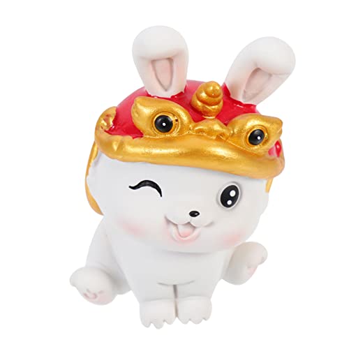 HOLIDYOYO Kaninchen -Figur -harzjahr des Kaninchen -Desktop -Hasen -Figur Zodiac Rabbit Dekoration HOLIDYOYO Kaninchen -Figur -harzjahr des Kaninchen -Desktop -Hasen -Figur Zodiac Rabbit Dekoration von HOLIDYOYO