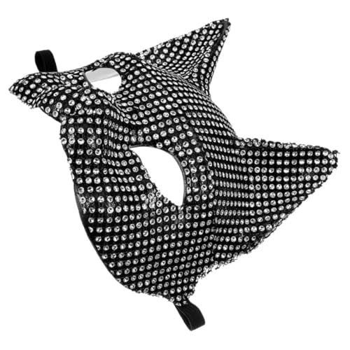 HOLIDYOYO Katzendamenmaske Cosplay-katzenmaske Halbe Katzenmaske Halloween-katzenmaske Für Frauen Cosplay-maske Katze-halloween Glänzend Zubehör Für Katzenkostüme Strass Maskerade Maske Pp HOLIDYOYO Katzendamenmaske Cosplay-katzenmaske Halbe Katzenmaske Halloween-katzenmaske Für Frauen Cosplay-maske Katze-halloween Glänzend Zubehör Für Katzenkostüme Strass Maskerade Maske Pp von HOLIDYOYO