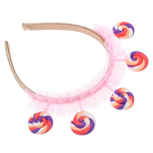 HOLIDYOYO Lollipop-Haarband Verspielte Kopfbedeckung Lollipop-Stirnband Kinder-Süßigkeitszubehör Für Kindergeburtstage Karneval Und Feiertagsveranstaltungen HOLIDYOYO Lollipop-Haarband Verspielte Kopfbedeckung Lollipop-Stirnband Kinder-Süßigkeitszubehör Für Kindergeburtstage Karneval Und Feiertagsveranstaltungen von HOLIDYOYO