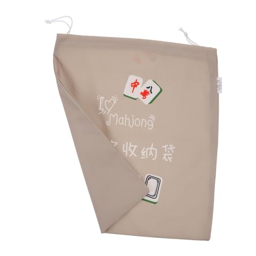 HOLIDYOYO Mahjong-organisationstasche Mahjong-aufbewahrung Mit Kordelzug Oxford-stoff Große Kapazität Für Unterwegs Und Zu Hause von HOLIDYOYO