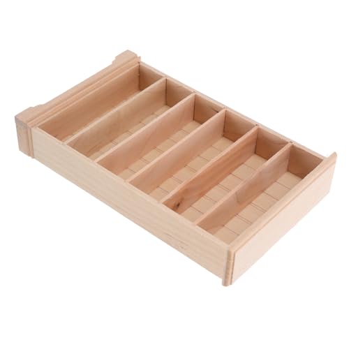 HOLIDYOYO Miniatur Bücherregal Puppenhaus Holz Originalholzfarben Miniaturmöbel Dekoration für Puppenhaus Regal Modell mit Realistischem Design und Bruchfestem Material von HOLIDYOYO