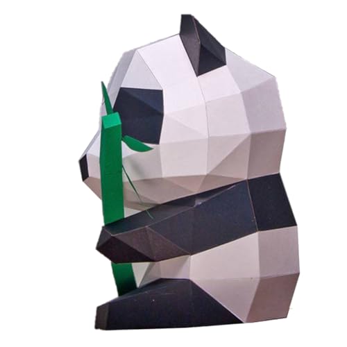 HOLIDYOYO Origami Panda Papiermodell Dekoration Handgefertigtes Bastelspielzeug Für Zuhause Für Freunde Und Familie Leicht Zusammenzubauen Ohne Scheren von HOLIDYOYO