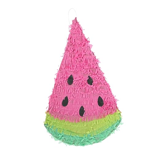 HOLIDYOYO Piñata bastelzeug celebrations verkleidung party spiele süßwaren toy Geburtstag Partydekorationen LED für Riese Event-Pinata- Party-Wassermelonen-Pinata Partygeschenk Papier von HOLIDYOYO