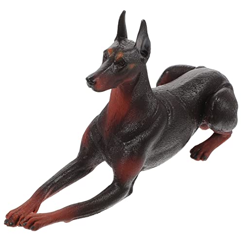 HOLIDYOYO Pinscher-hundestatue Plüschspielzeug Für Kinder Dekorativer Hund Für Zuhause Schlafzimmer Büro von HOLIDYOYO