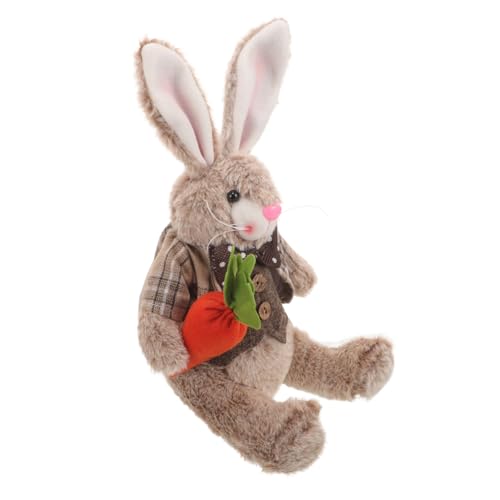 HOLIDYOYO Plüsch Kaninchen Puppe Niedliches für Fröhliche Frühlingsfeiern Schrank oder Sofa und Designt Hochwertige Verarbeitung Partyzubehör HOLIDYOYO Plüsch Kaninchen Puppe Niedliches für Fröhliche Frühlingsfeiern Schrank oder Sofa und Designt Hochwertige Verarbeitung Partyzubehör von HOLIDYOYO