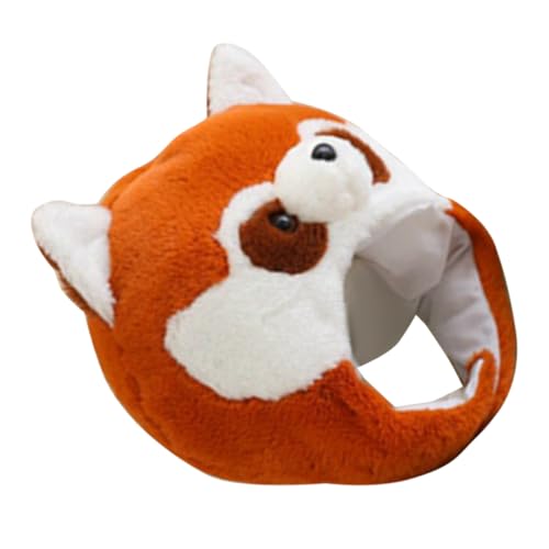 HOLIDYOYO Plüsch Waschbär-kostüm Hut Cartoon Tier Kopfbedeckung für Party Foto Requisite Weiches Material Auffälliges Design für Karneval und Themenfeiern von HOLIDYOYO